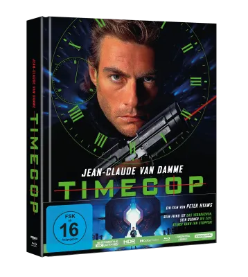 Timecop Limited Edition Mediabook Cover A 4K UHD+Blu-ray/Region B (Import/Plaion Pictures)