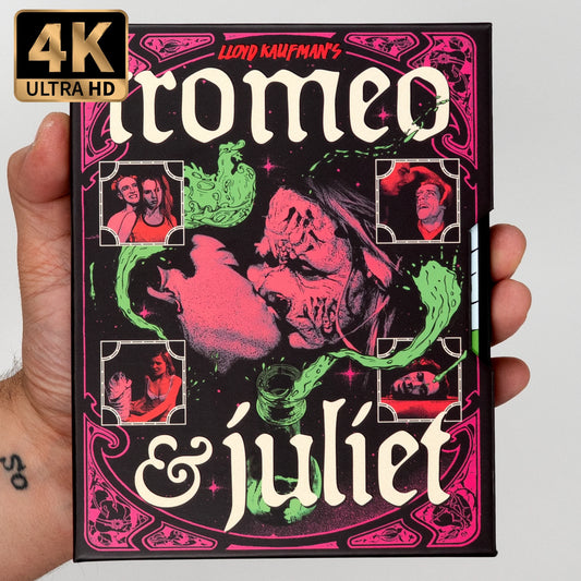 PRE-ORDER: Tromeo & Juliet 4K UHD + Blu-Ray with Limited Edition Slipcase