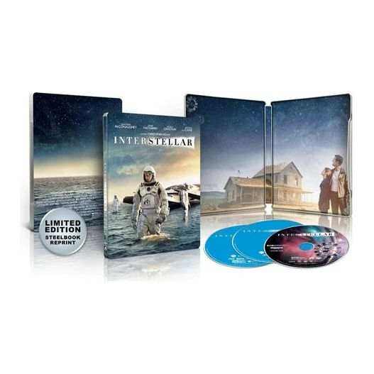 PRE-ORDER: Interstellar Limited Edition Steelbook (UK) 4K Ultra HD + Blu-Ray (Region Free)