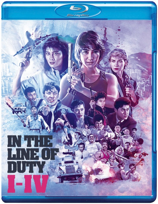 PRE-ORDER: In The Line Of Duty I-IV (Standard) Blu-Ray (88 Films 4 Disc Set)