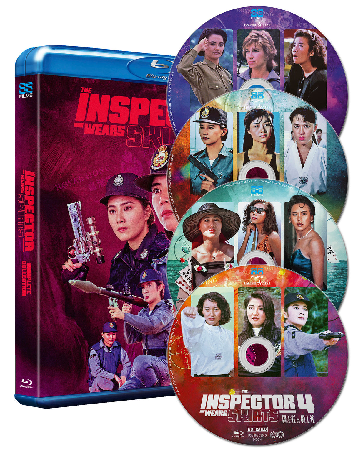 The Inspector Wears Skirts Collection [1-4] Blu-Ray (88 Films) (Standard)