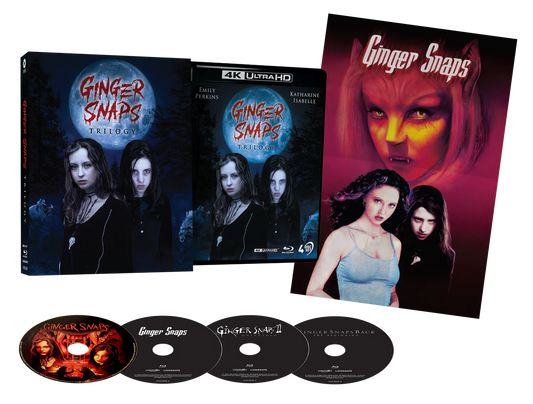 PRE-ORDER: Ginger Snaps Trilogy (2000 - 2004) - 4K UHD + Blu-ray Limited Edition Lenticular Hardcase + Poster