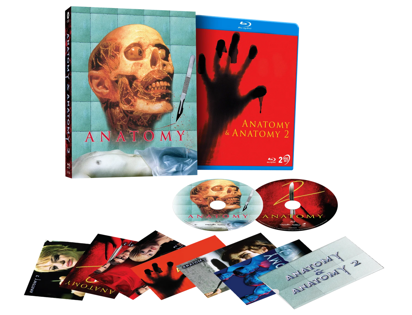 PRE-ORDER: ANATOMY + ANATOMY 2 (2001 / 2003) - BLU-RAY LIMITED EDITION 3D LENTICULAR HARDCASE + ART CARDS