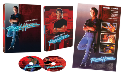 PRE-ORDER: Road House (1989) - 4K UHD + Blu-ray Limited Edition Steelbook in Hardcase + Poster