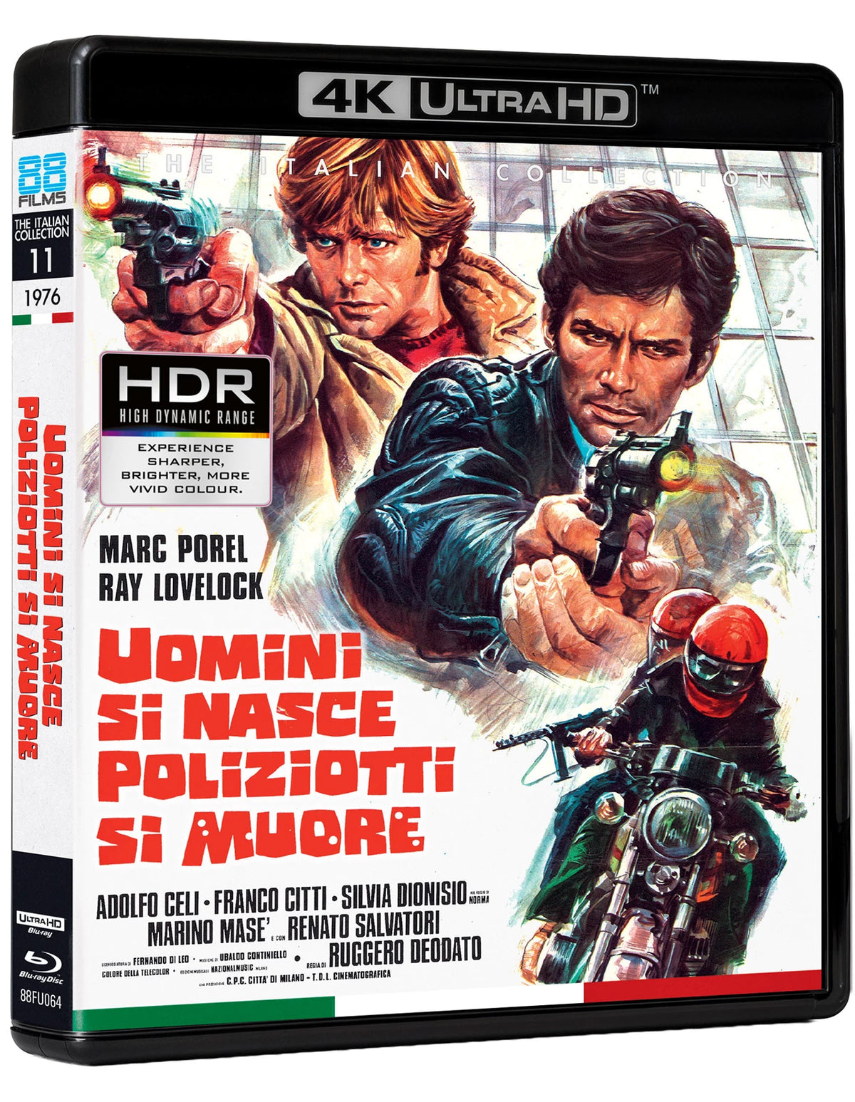 PRE-ORDER: Live Like a Cop Die Like A Man 4K Ultra HD + Blu-Ray/Region B (88 Films)
