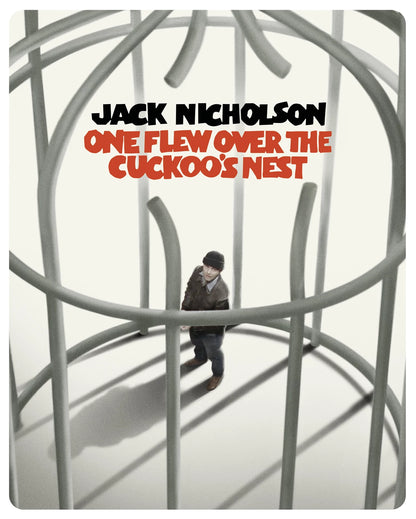 One Flew Over The Cuckoos Nest Limited Edition Steelbook (UK) 4K Ultra HD + Blu-Ray (Region B)