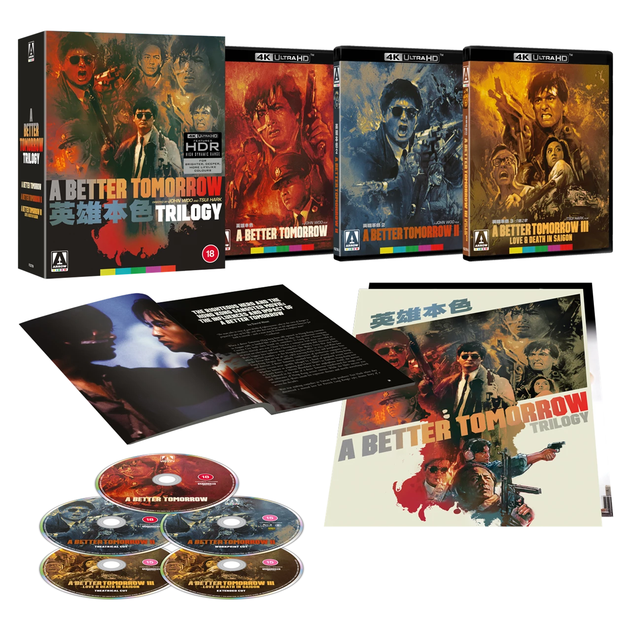PRE-ORDER:A Better Tomorrow Trilogy Limited Edition 4K Ultra HD