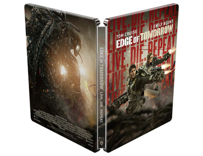 Live Die Repeat - Edge Of Tomorrow Limited Edition Steelbook (UK) 4K Ultra HD + Blu-Ray (Region Free)