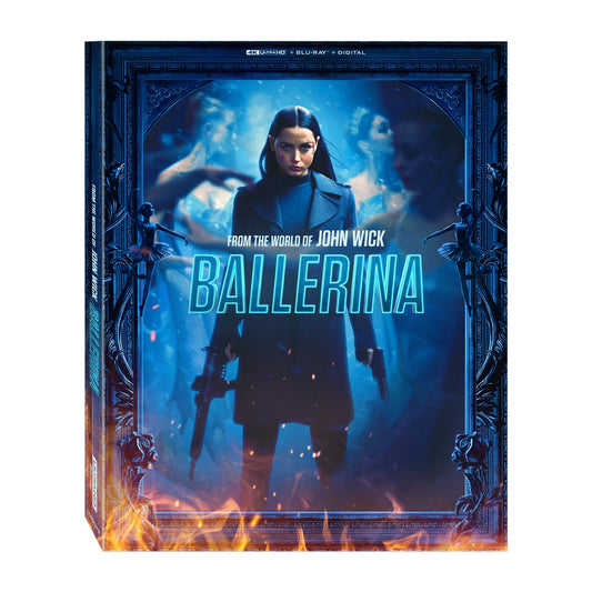 Ballerina: From the World of John Wick Steelbook (4K Ultra HD + Blu-ray + Digital Copy)