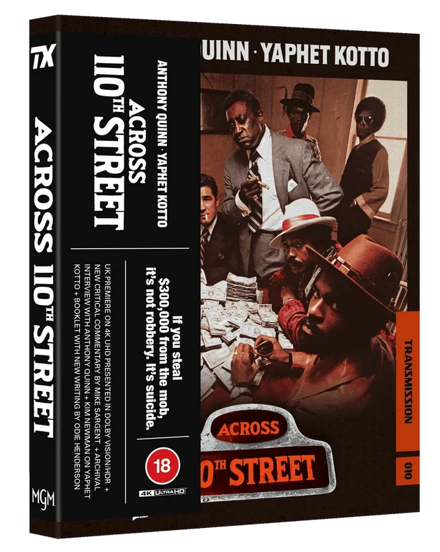 PRE-ORDER: Across 110th Street Limited Edition 4K Ultra HD + Blu-Ray/Region B (Transmission)