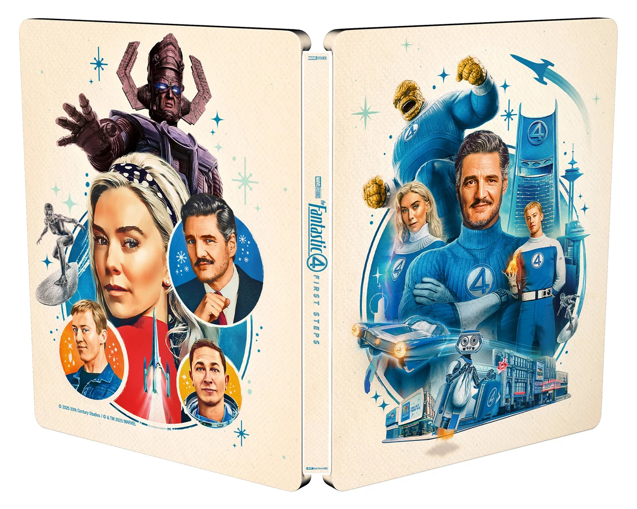 PRE-ORDER: The Fantastic Four - First Steps Limited Edition Steelbook (UK) 4K Ultra HD + Blu-Ray