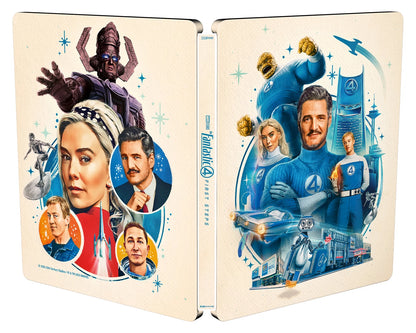 The Fantastic Four - First Steps Limited Edition Steelbook (UK) 4K Ultra HD + Blu-Ray