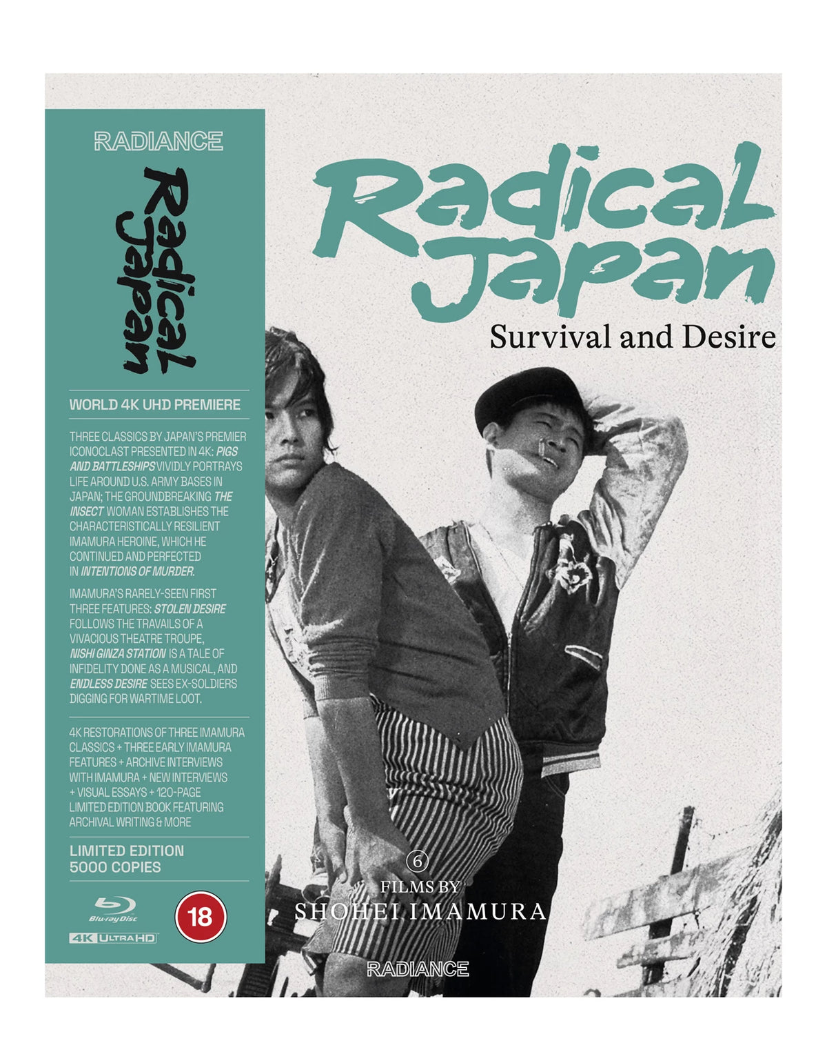 PRE-ORDER: Radical Japan - Survival And Desire Limited Edition (4k UHD All Region on Select Films / Blu-Ray - Region B) (Radiance Films)
