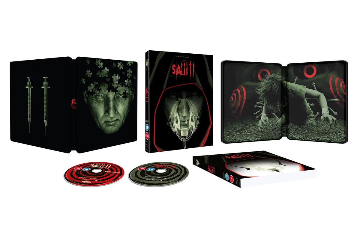 PRE-ORDER: Saw II Limited Edition Steelbook UK (4K Ultra HD + Blu-Ray/Region B) (Lionsgate)