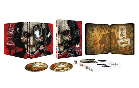 PRE-ORDER: Saw IV Limited Edition Steelbook UK (4K Ultra HD + Blu-Ray/Region B) (Lionsgate)