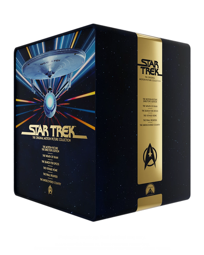 PRE-ORDER: Star Trek - The Original Motion Picture Collection Library Case (1-6) (UK) 4K Ultra HD + Blu-Ray (Region Free)