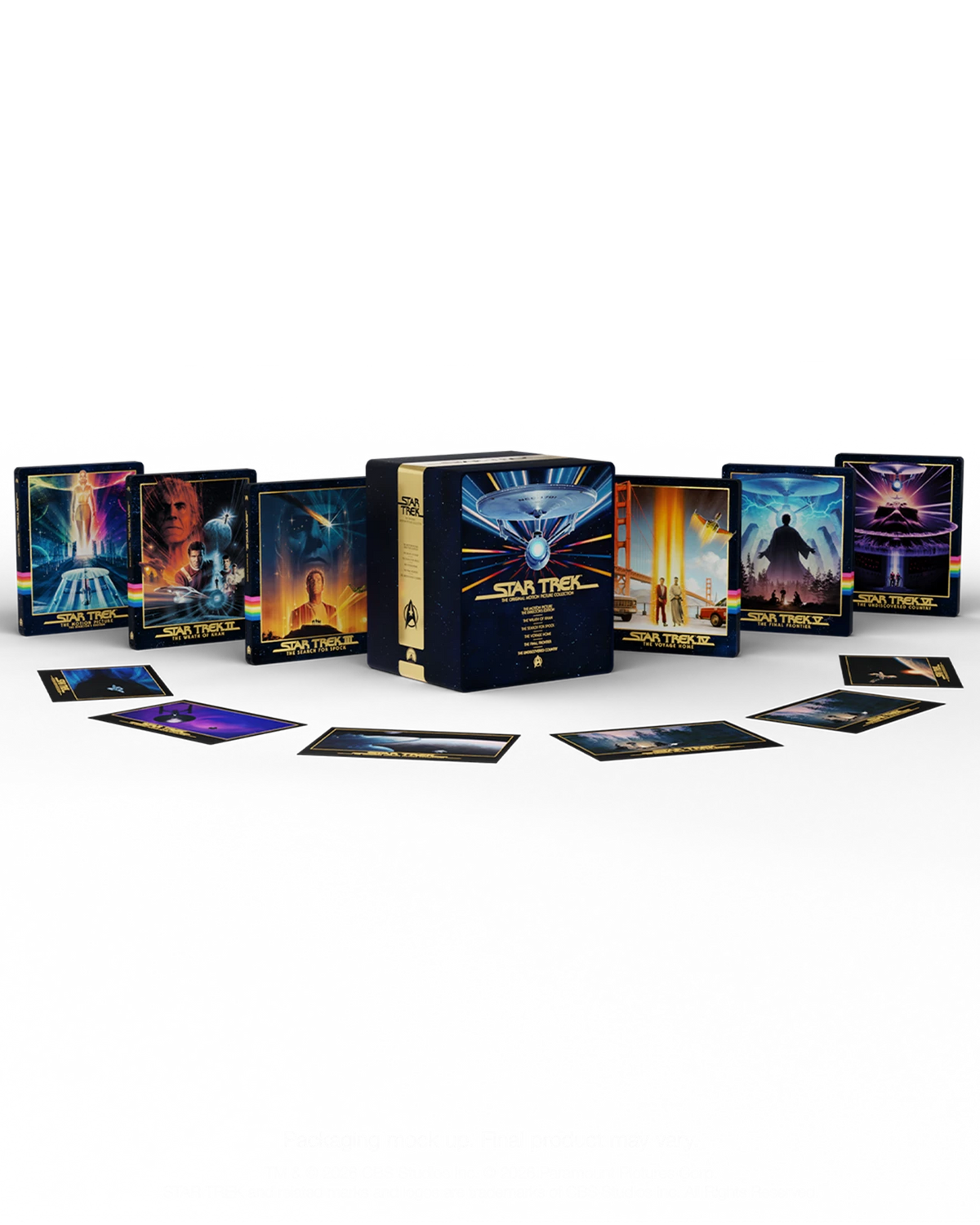 PRE-ORDER: Star Trek - The Original Motion Picture Collection Library Case (1-6) (UK) 4K Ultra HD + Blu-Ray (Region Free)
