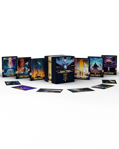 PRE-ORDER: Star Trek - The Original Motion Picture Collection Library Case (1-6) (UK) 4K Ultra HD + Blu-Ray (Region Free)