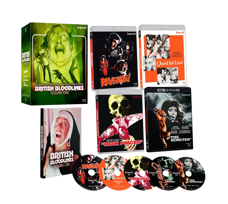 PRE-ORDER: British Bloodlines: Volume One (1971 - 1975) - 4K UHD + Blu-ray Limited Edition Hardbox + Hardcover Booklet