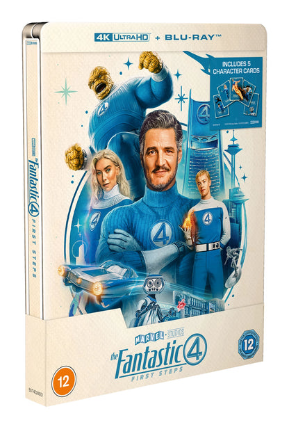 The Fantastic Four - First Steps Limited Edition Steelbook (UK) 4K Ultra HD + Blu-Ray