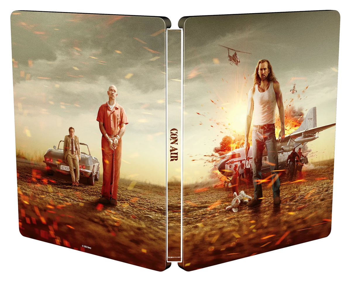 PRE-ORDER: Con Air Limited Edition Steelbook (UK) (4K Ultra HD + Blu-Ray/Region B)