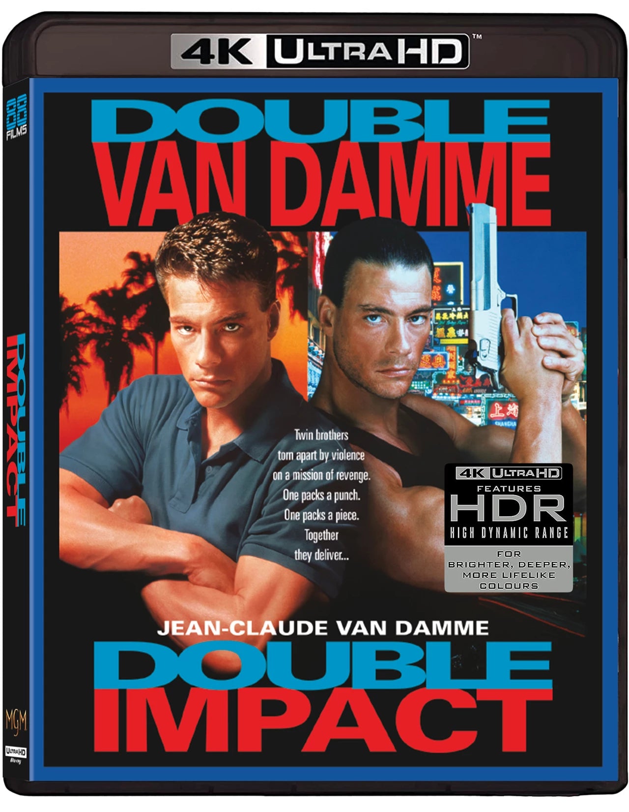 PRE-ORDER: Double Impact 4K Ultra HD + Blu-Ray (Region B)