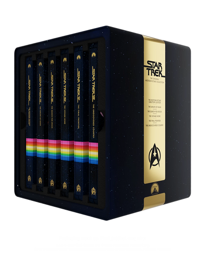 PRE-ORDER: Star Trek - The Original Motion Picture Collection Library Case (1-6) (UK) 4K Ultra HD + Blu-Ray (Region Free)