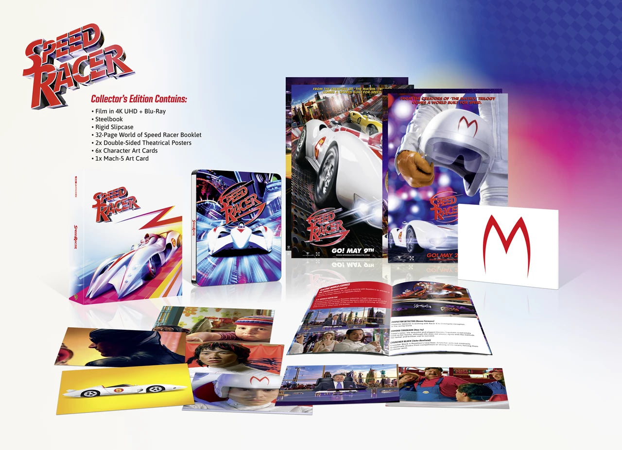 Speed Racer Limited Collectors Edition (UK) 4K Ultra HD + Blu-Ray (Region Free)