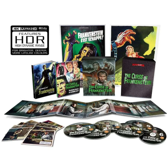 PRE-ORDER: The Curse Of Frankenstein Limited Collectors Edition 4K Ultra HD + Blu-Ray (Region B)