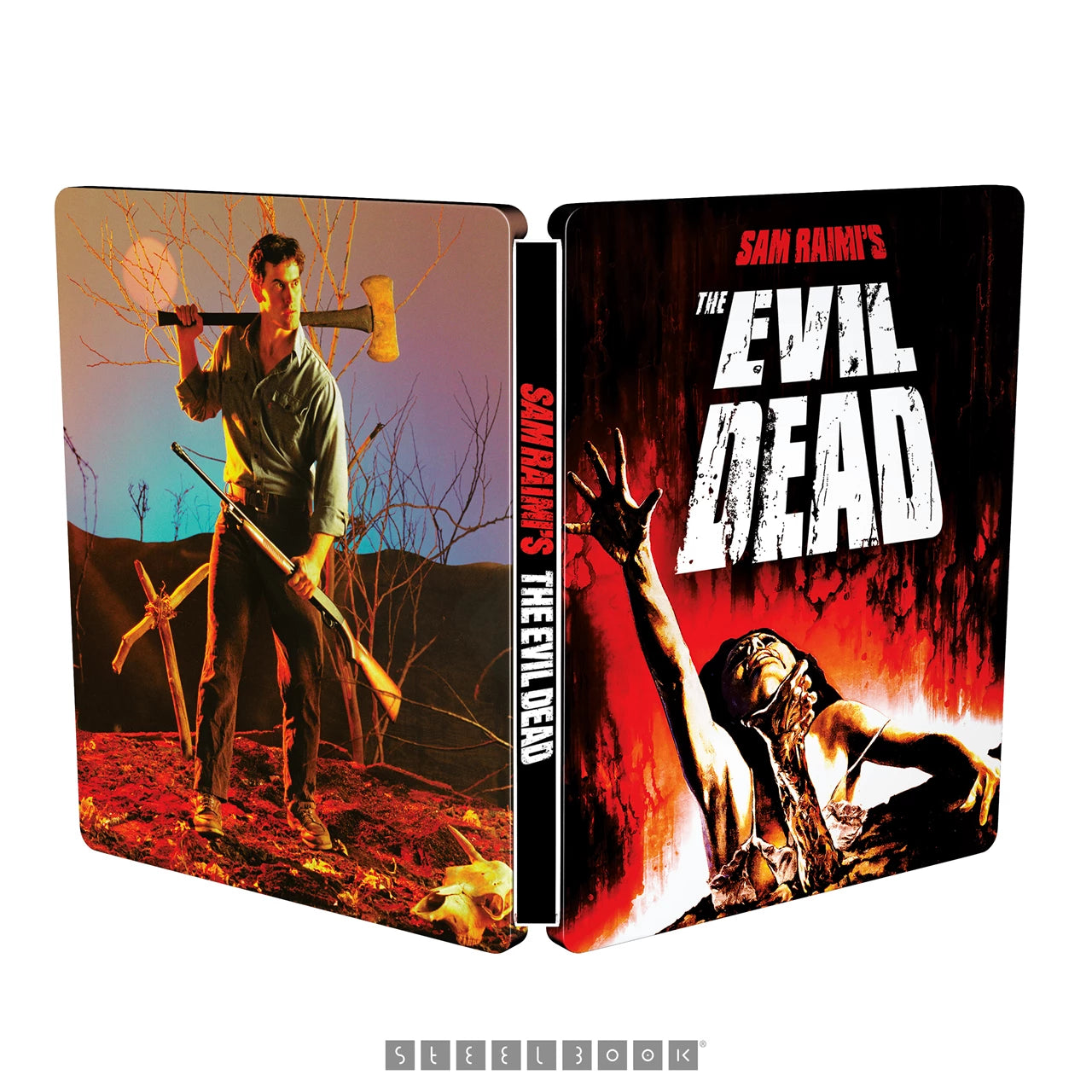 PRE-ORDER: The Evil Dead (1981) Limited Edition Steelbook (UK) 4K Ultra HD + Blu-Ray (Region B)