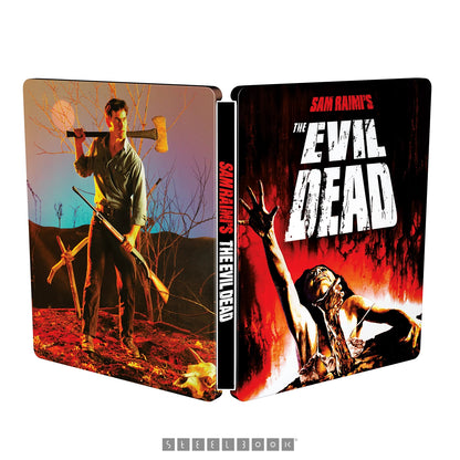 PRE-ORDER: The Evil Dead (1981) Limited Edition Steelbook (UK) 4K Ultra HD + Blu-Ray (Region B)