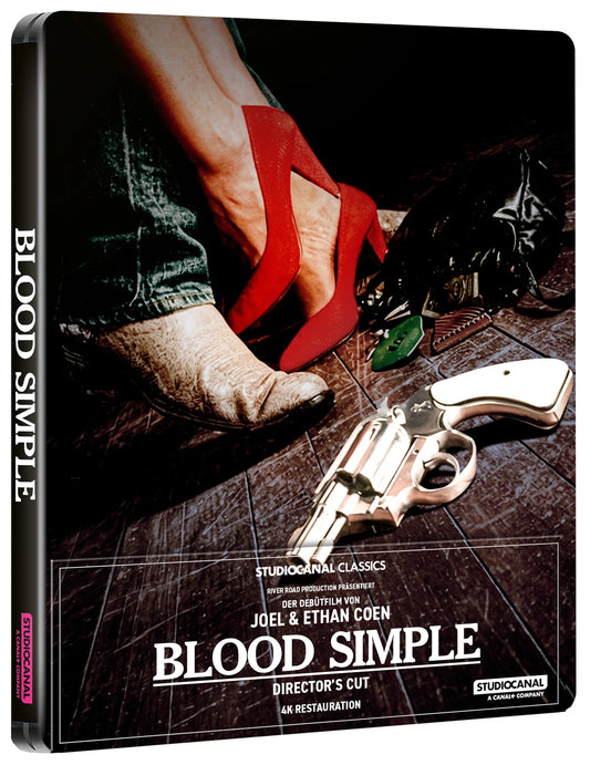 PRE-ORDER: Blood Simple Limited Edition Steelbook 4K Ultra HD + Blu-Ray/Region B (Studio Canal)
