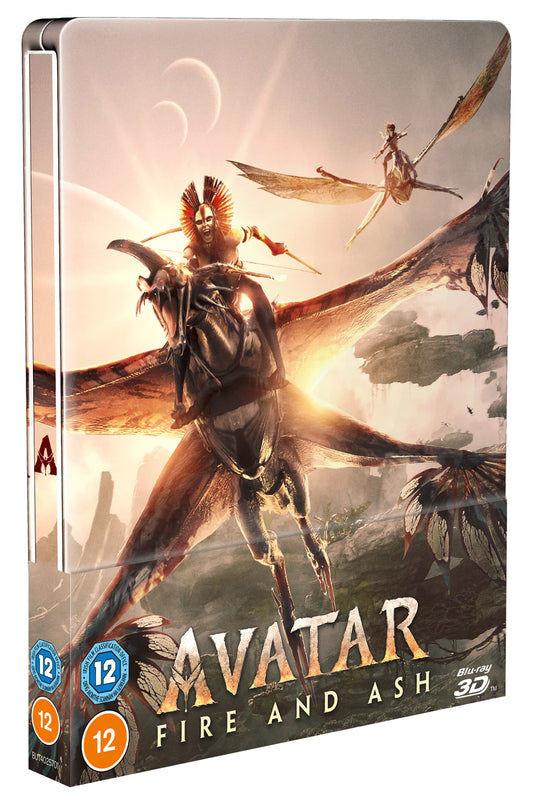 PRE-ORDER: Avatar - Fire And Ash 3D+2D Limited Edition Steelbook Blu-Ray