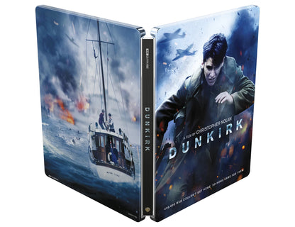 Dunkirk (2017) Limited Edition Steelbook (UK) 4K Ultra HD + Blu-Ray (Region Free)