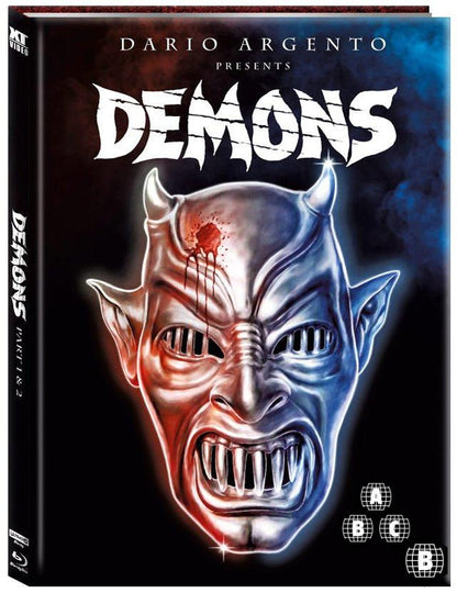 Demons Parts 1 & 2 - 4K UHD Limited Edition Padded Mediabook Cover A - Region Free / Blu-ray Region B (Import/XT Video)