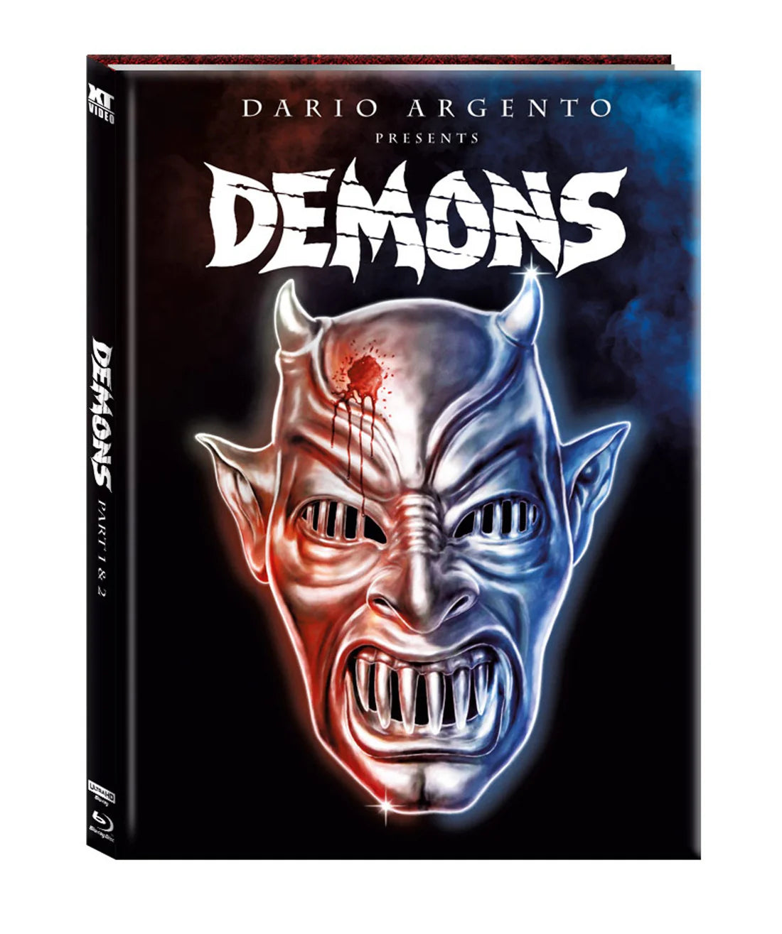 Demons Parts 1 & 2 - 4K UHD Limited Edition Padded Mediabook Cover A - Region Free / Blu-ray Region B (Import/XT Video)