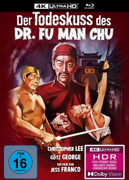 The Blood of Fu Manchu Limited Mediabook (4K Ultra HD + Blu-Ray/Region B) (Import/Filmjuwelen)