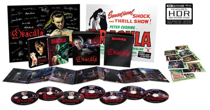 PRE-ORDER: Dracula (1958) Limited Collector's Edition (2 x UHD Blu-ray, 5 x Blu-Ray/Region B) (Hammer Films)
