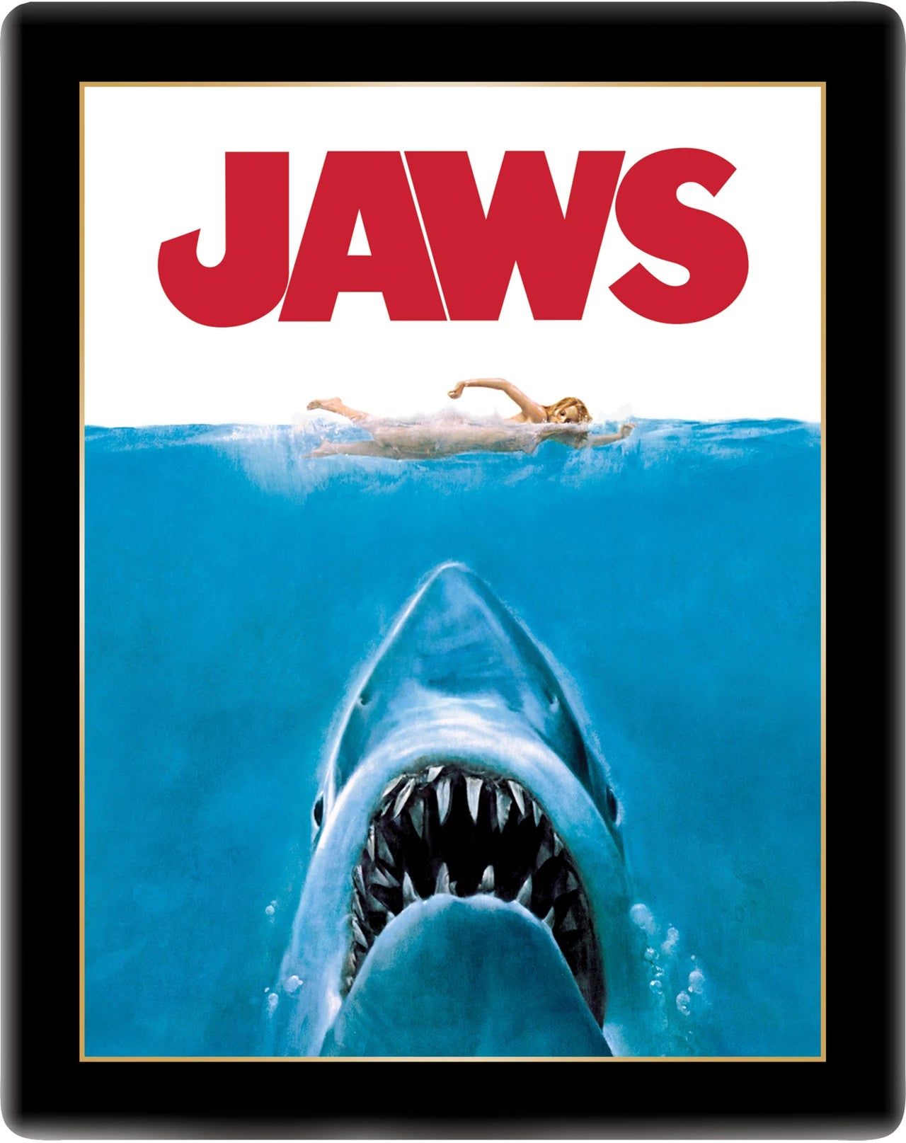 Jaws Theatrical Poster Limited Edition Steelbook (UK) 4K Ultra HD + Blu-Ray (Region Free)