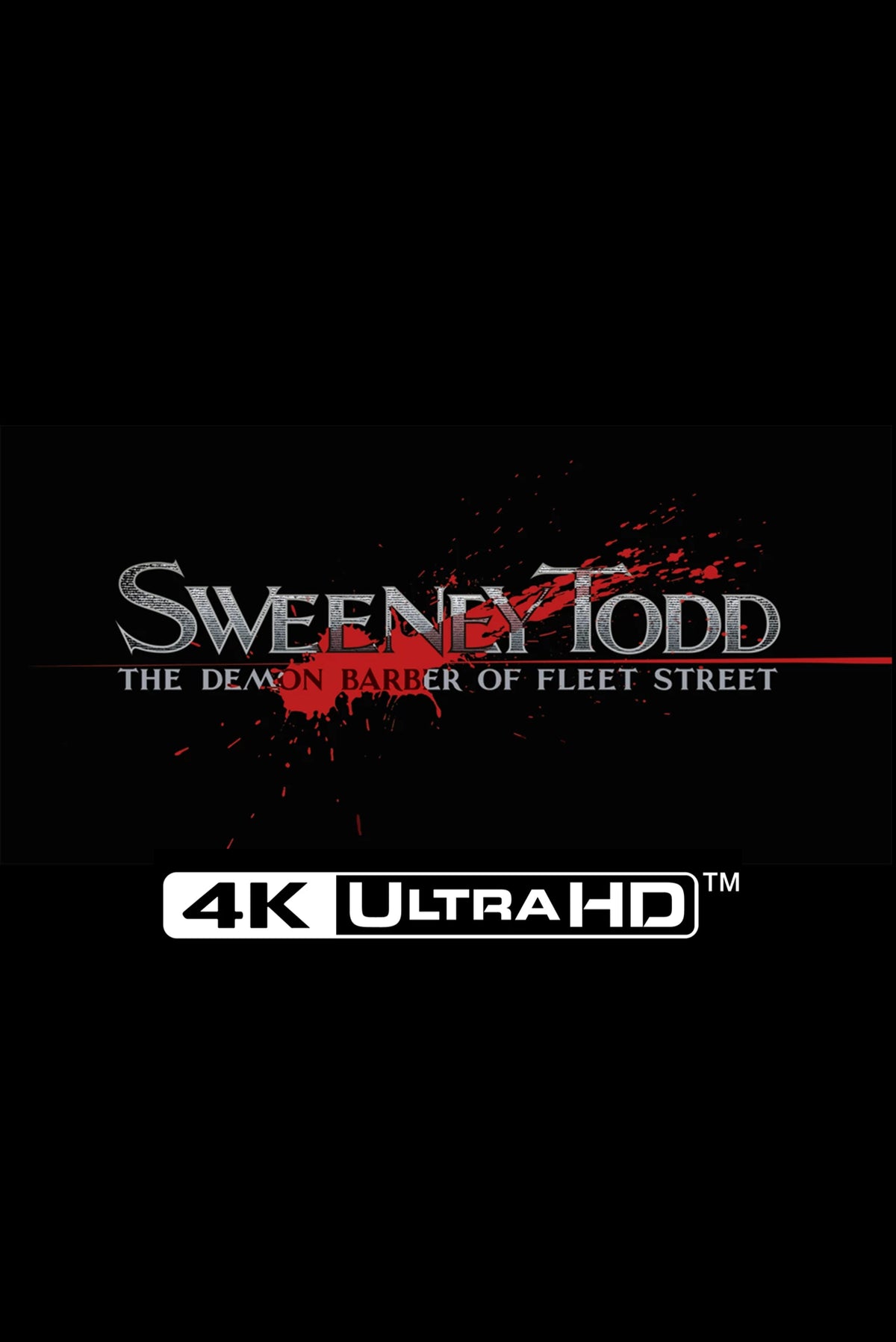 PRE-ORDER: Sweeney Todd - The Demon Barber Of Fleet Street Limited Edition Steelbook (UK) 4K Ultra HD + Blu-Ray /Region Free
