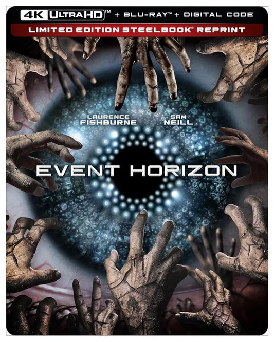 Event Horizon Limited Edition Steelbook 4K UHD + Blu-Ray + Digital