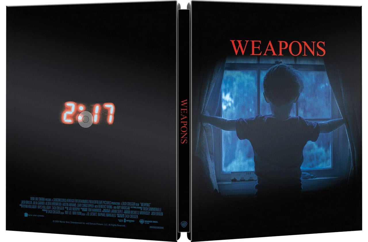PRE-ORDER: Weapons Limited Edition Steelbook (UK) 4K Ultra HD (1 per customer)