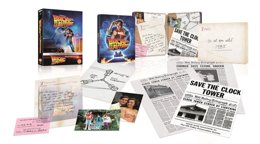 Back To The Future Limited Collectors Edition Steelbook (UK) 4K Ultra HD + Blu-Ray (Region Free)