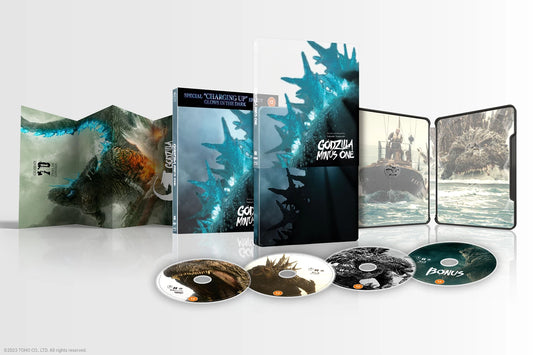PRE-ORDER: Godzilla Minus One Limited Edition Steelbook (UK) 4K Ultra HD + Blu-Ray (Region B)