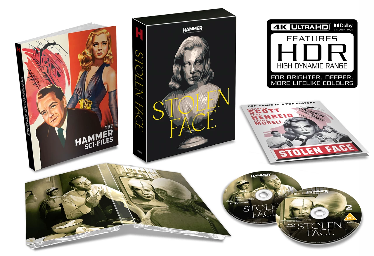 PRE-ORDER: Stolen Face Limited Edition 4K Ultra HD + Blu-Ray (Region Free)