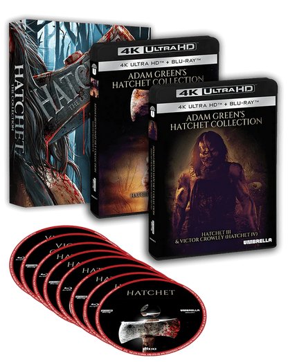 PRE-ORDER: Adam Green’s Hatchet Collection 4K UHD + Blu-Ray (Region Free) (Import/Umbrella)
