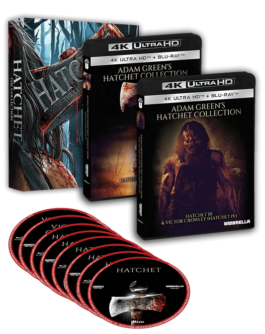 PRE-ORDER: Adam Green’s Hatchet Collection 4K UHD + Blu-Ray (Region Free) (Import/Umbrella)