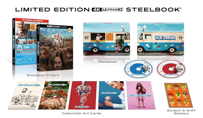 PRE-ORDER: Ice Cream Man Limited Edition Steelbook (4K Ultra HD + Blu-ray)