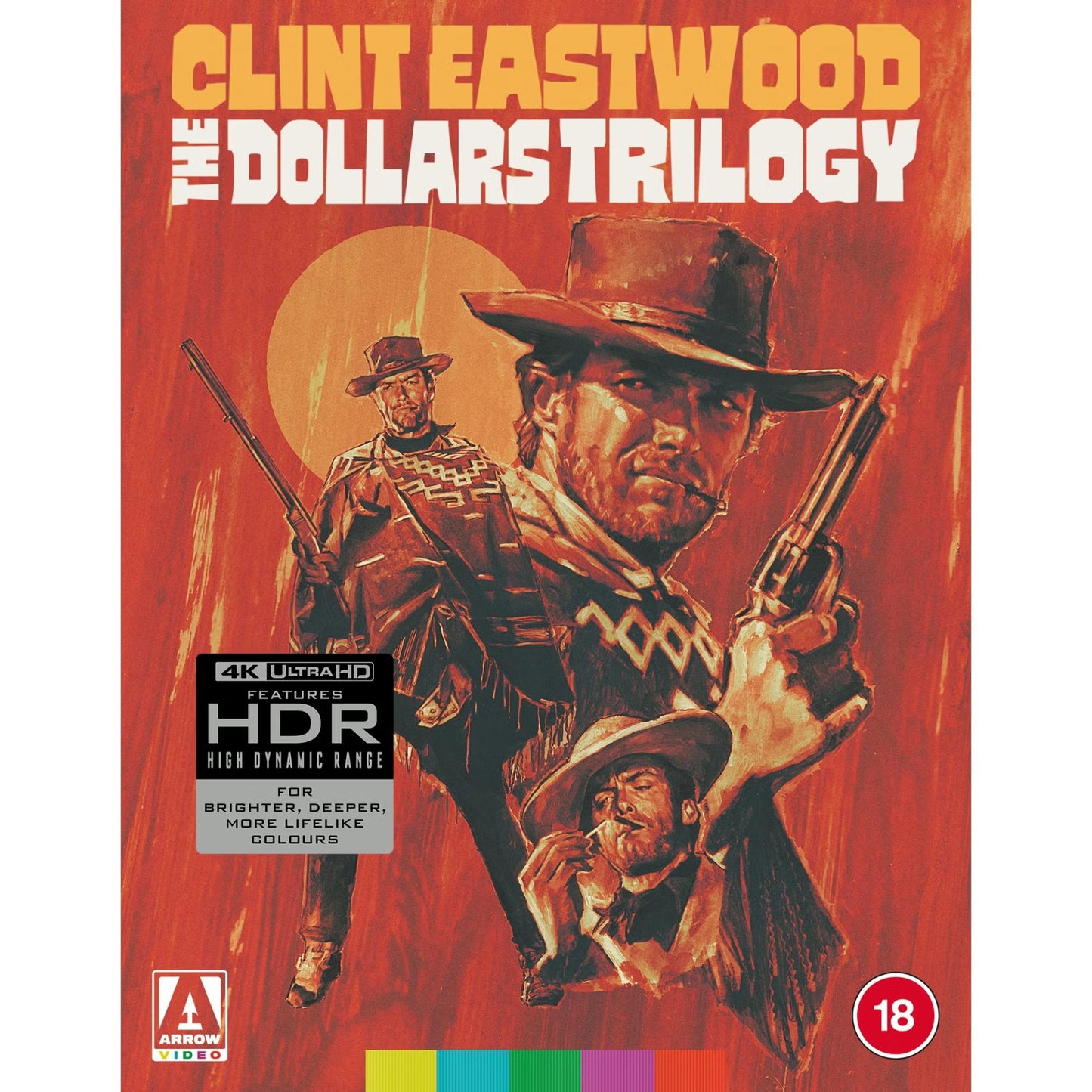 The Dollars Trilogy Limited Edition 4K UHD (Region Free/Region B) - A Fistful Of Dollars / For A Few Dollars More / The Good The Bad And The Ugly