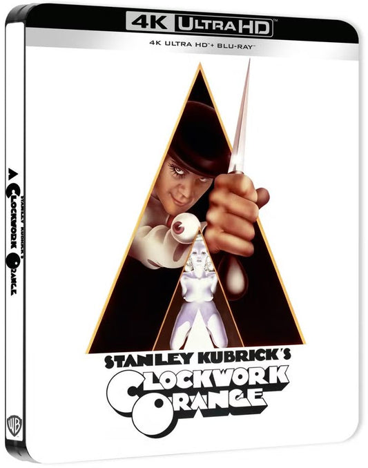 A Clockwork Orange Limited Edition Steelbook (UK) 4K Ultra HD + Blu-Ray (Region Free)